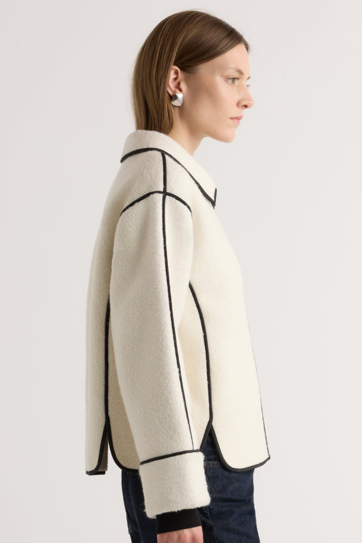 Emily & Isabella Brooks | Contrast Trim Coat
