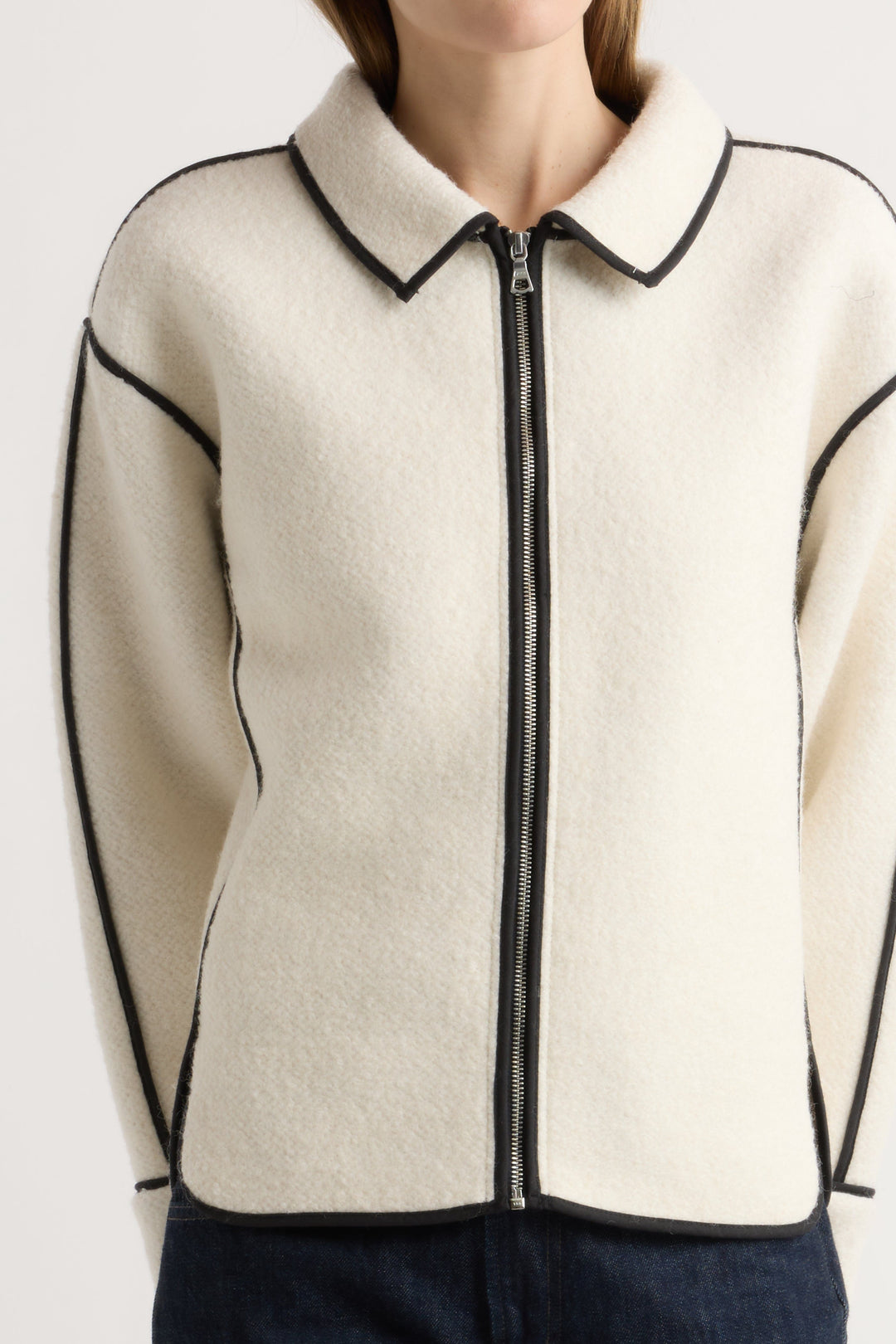 Emily & Isabella Brooks | Contrast Trim Coat