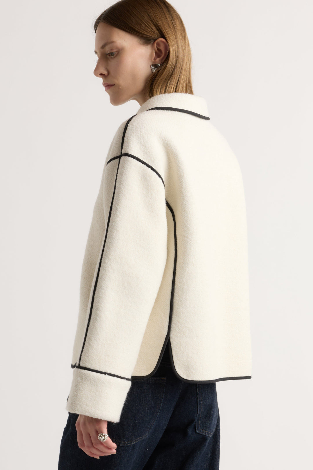 Emily & Isabella Brooks | Contrast Trim Coat