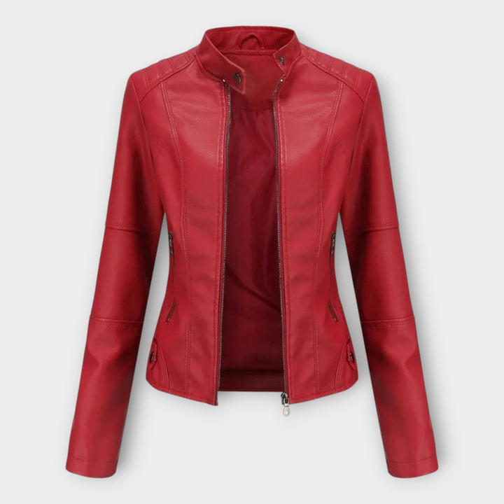 Emily & Isabella Brooks | Leather Jacket in Modern Style