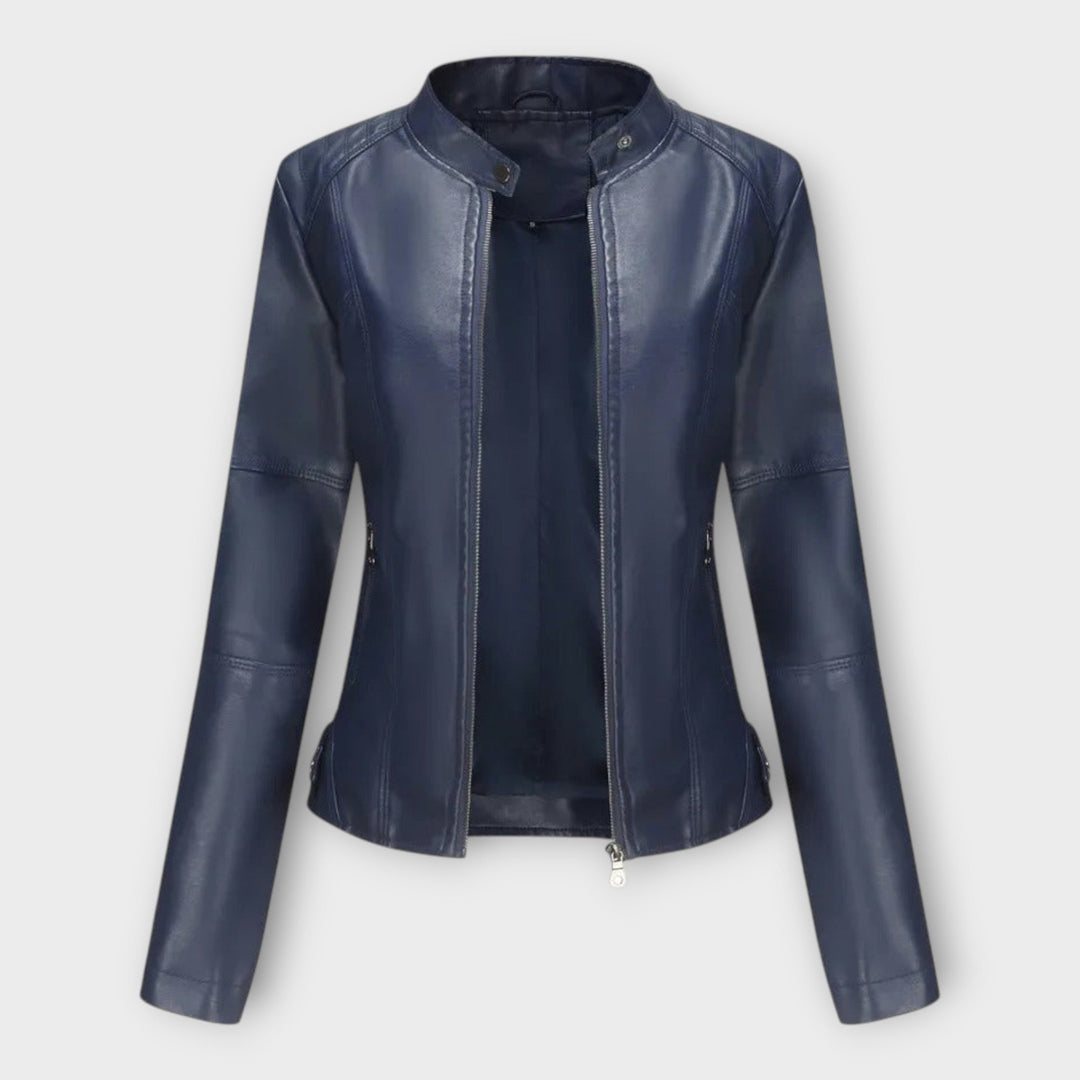 Emily & Isabella Brooks | Leather Jacket in Modern Style