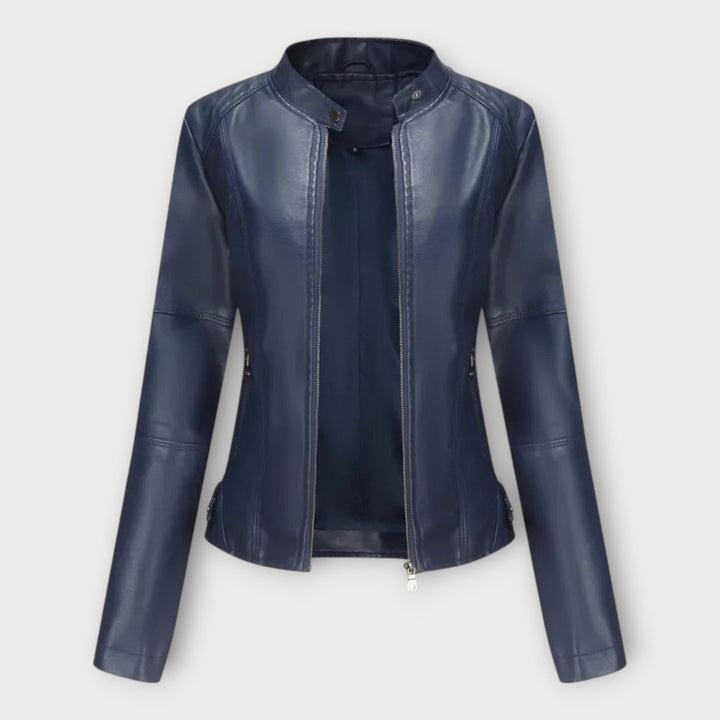 Emily & Isabella Brooks | Leather Jacket in Modern Style