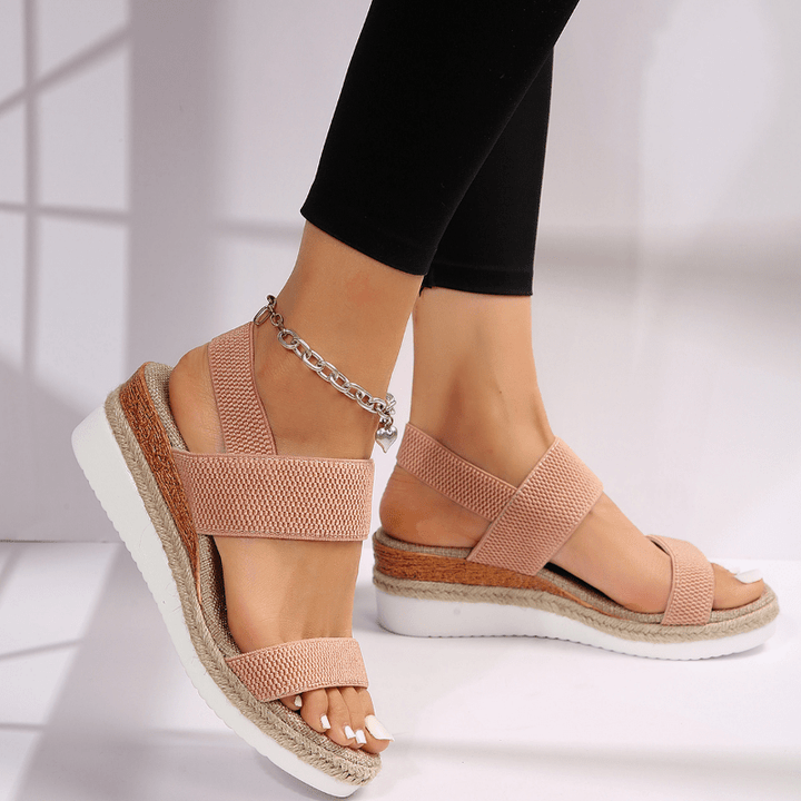 Emily & Isabella Brooks | Comfort Platform Sandals