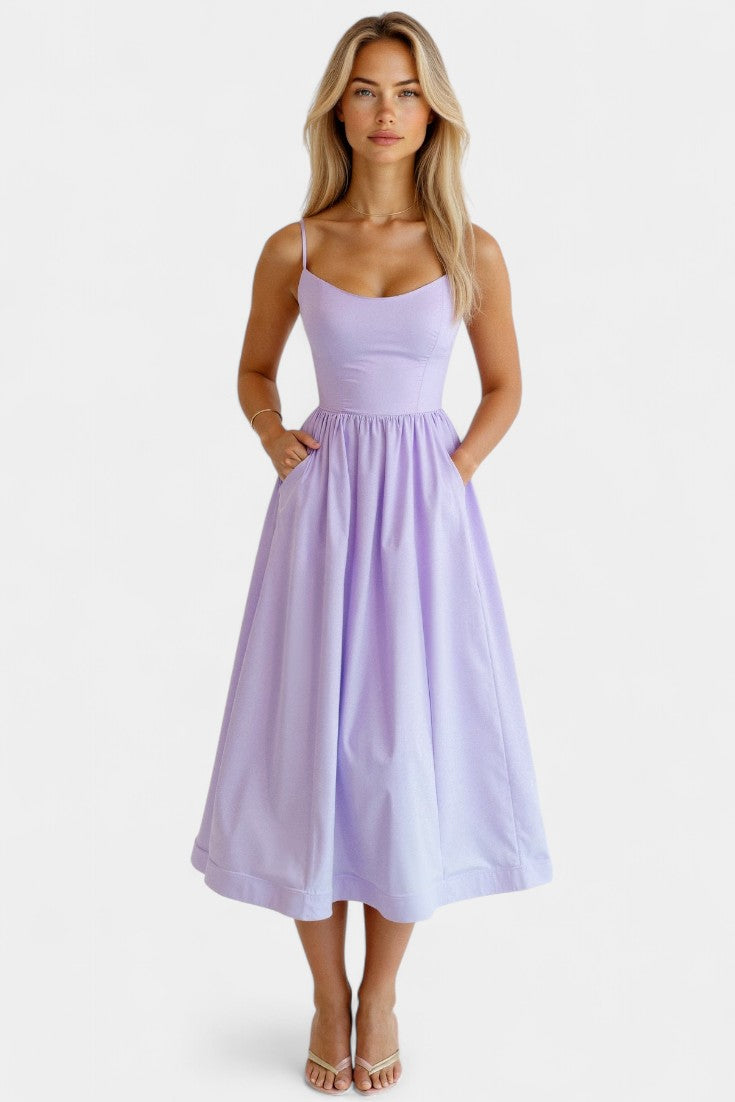 Emily & Isabella Brooks | Sleeveless Midi Dress