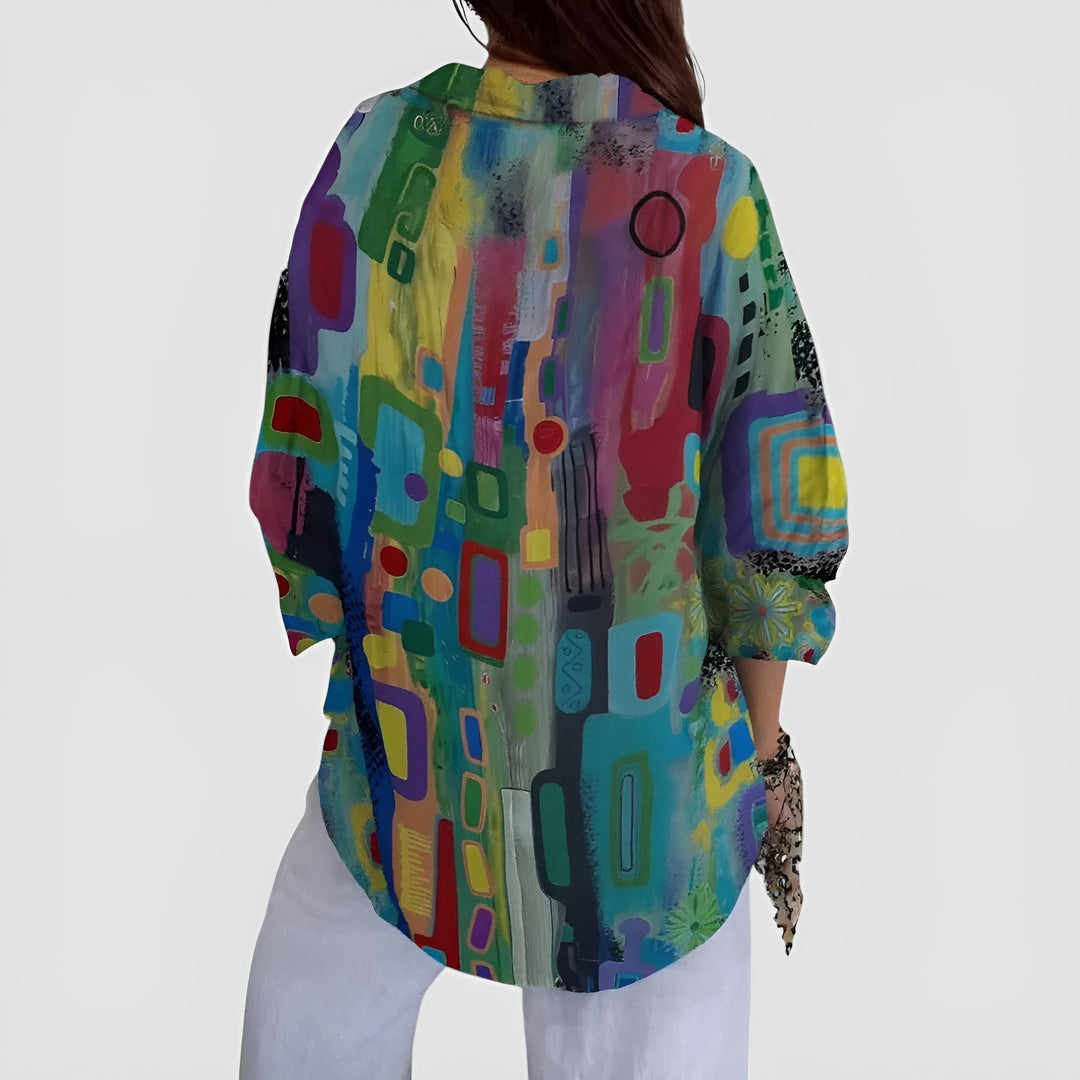 Emily & Isabella Brooks | Geometric Pattern Blouse