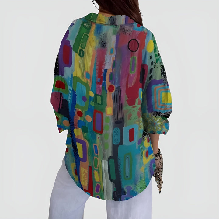 Emily & Isabella Brooks | Geometric Pattern Blouse