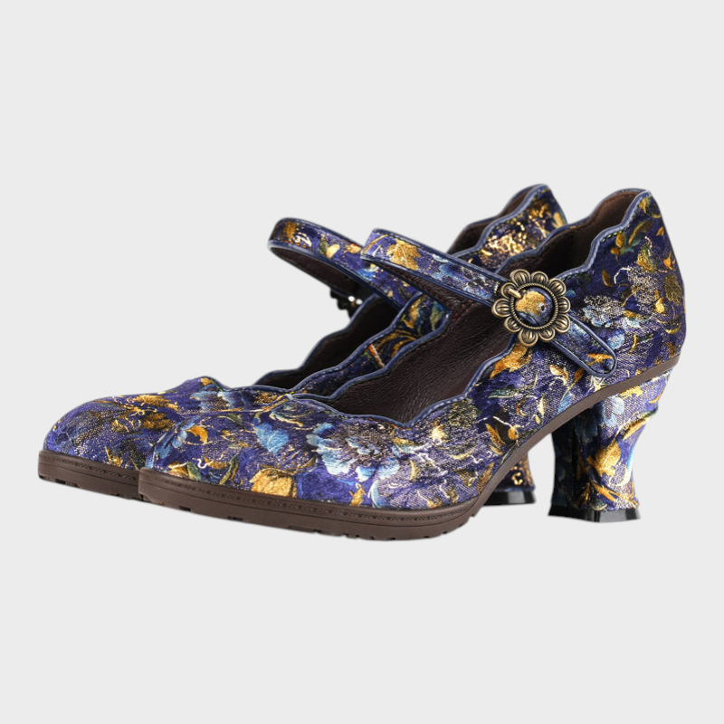 Emily & Isabella Brooks | Retro Handmade Embroidered Heels