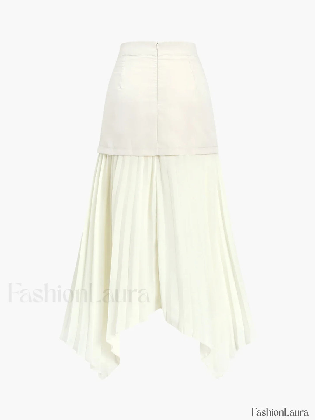 Emily & Isabella Brooks | Asymmetrical Pleated Midi Skirt
