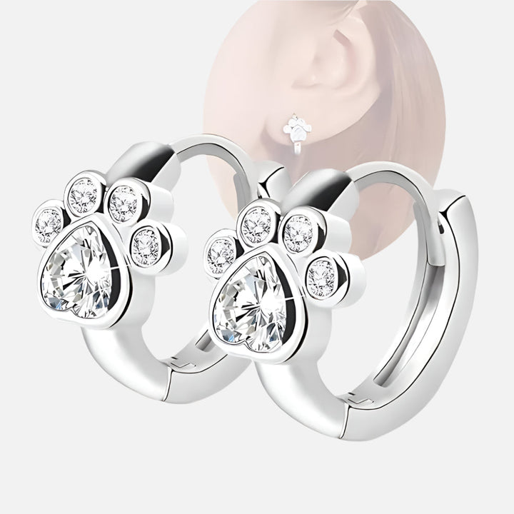 Emily & Isabella Brooks | Huggie Hoop Earrings with Zirconia