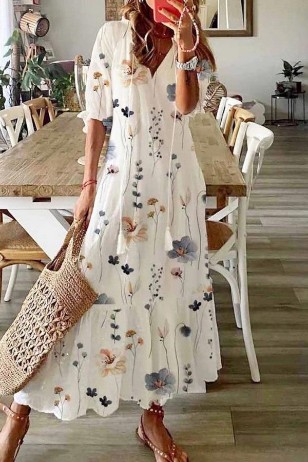 Emily & Isabella Brooks | Floral Maxi Dress
