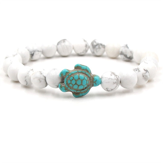 Emily & Isabella Brooks | Natural Stone Beads Turtle Bracelets