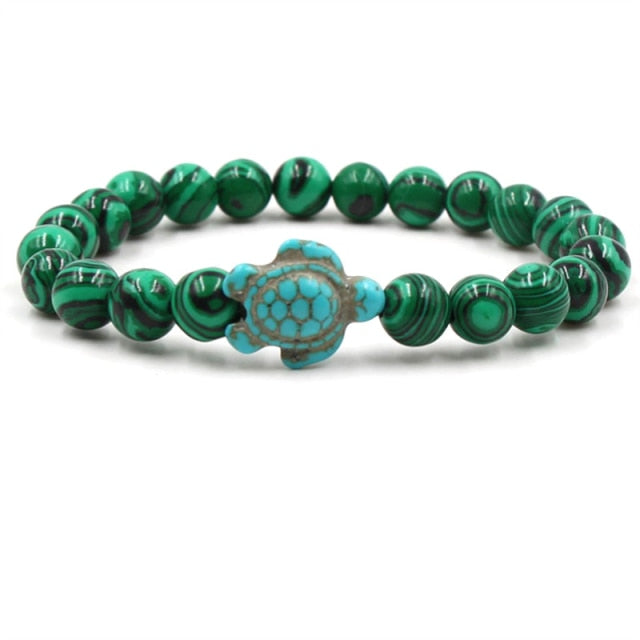 Emily & Isabella Brooks | Natural Stone Beads Turtle Bracelets