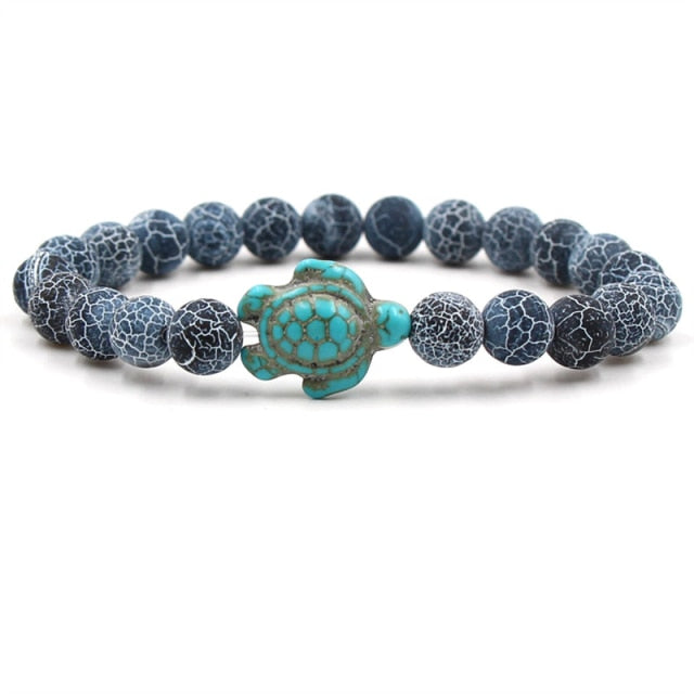 Emily & Isabella Brooks | Natural Stone Beads Turtle Bracelets