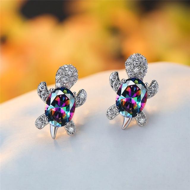 Emily & Isabella Brooks | Earrings in Zirconium and Silver