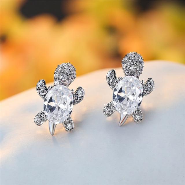 Emily & Isabella Brooks | Earrings in Zirconium and Silver