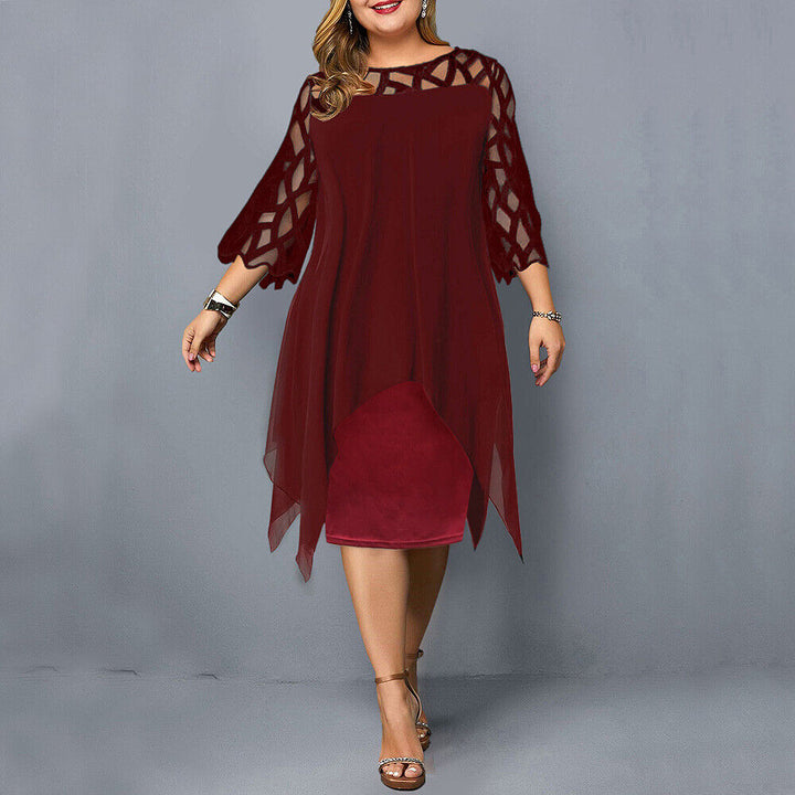 Emily & Isabella Brooks | Plus Size Midi Dress