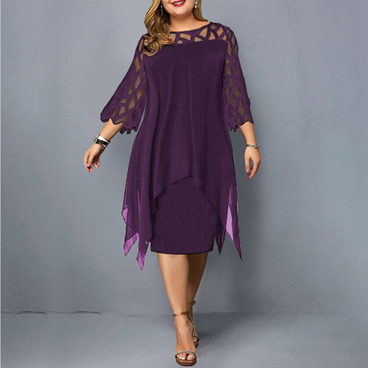 Emily & Isabella Brooks | Plus Size Midi Dress