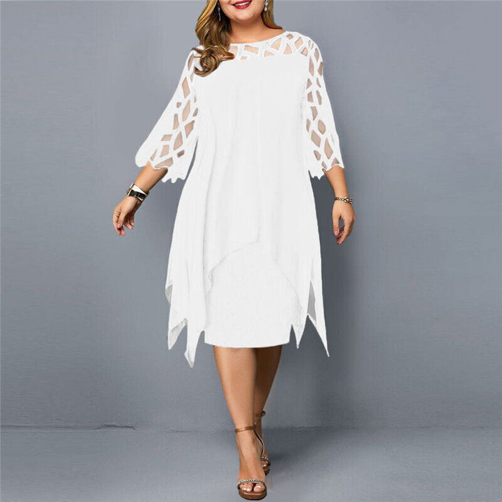 Emily & Isabella Brooks | Plus Size Midi Dress