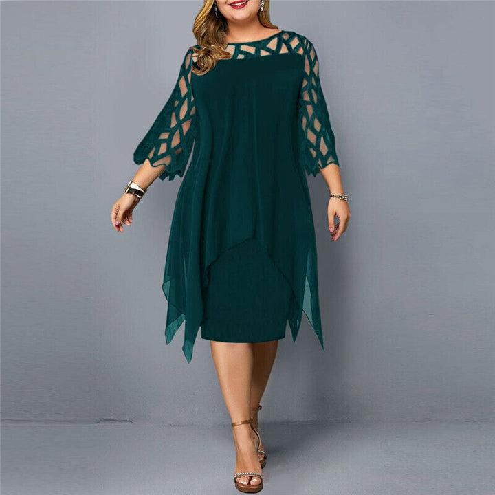 Emily & Isabella Brooks | Plus Size Midi Dress