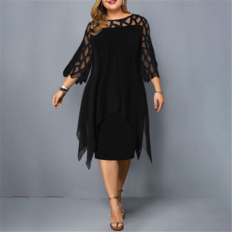 Emily & Isabella Brooks | Plus Size Midi Dress