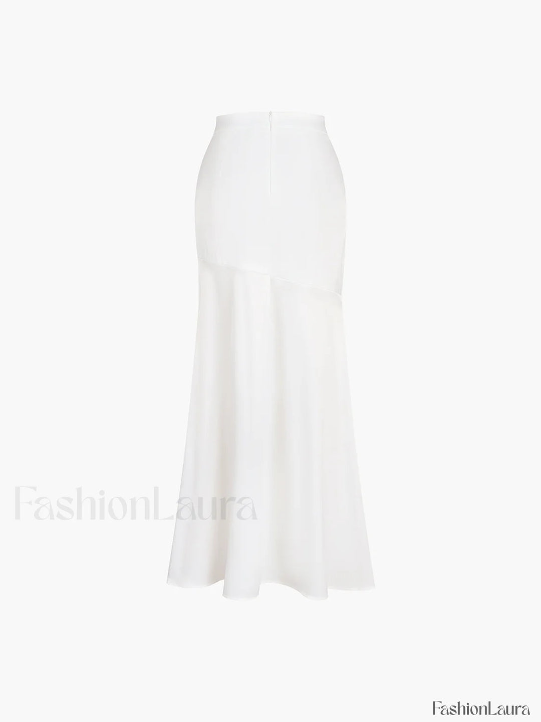 Emily & Isabella Brooks | Satin Patchwork Split Maxi Skirt