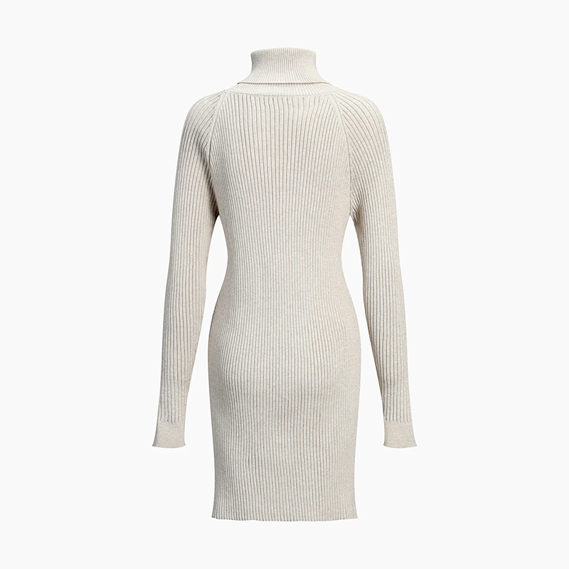 Emily & Isabella Brooks | Ribbed Knit Bodycon Sweater Dress