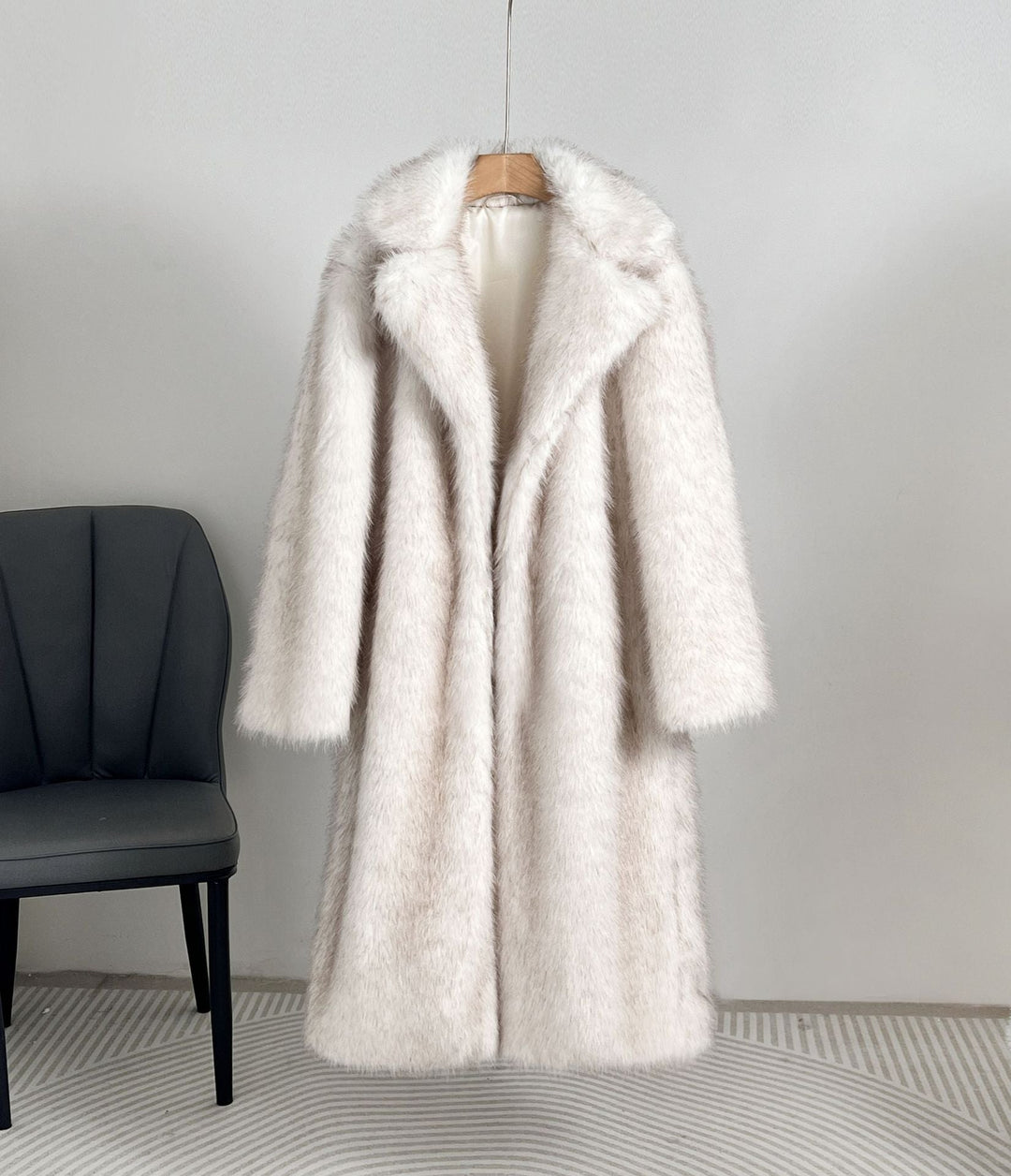 Emily & Isabella Brooks | Long Faux Fur Jacket