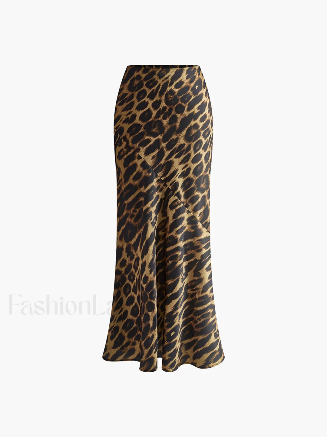 Emily & Isabella Brooks | Slim Maxi Skirt in Leopard Print