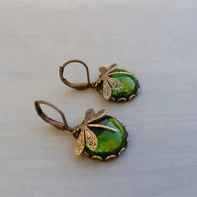 Emily & Isabella Brooks | Spherical Earrings in Antique Gold