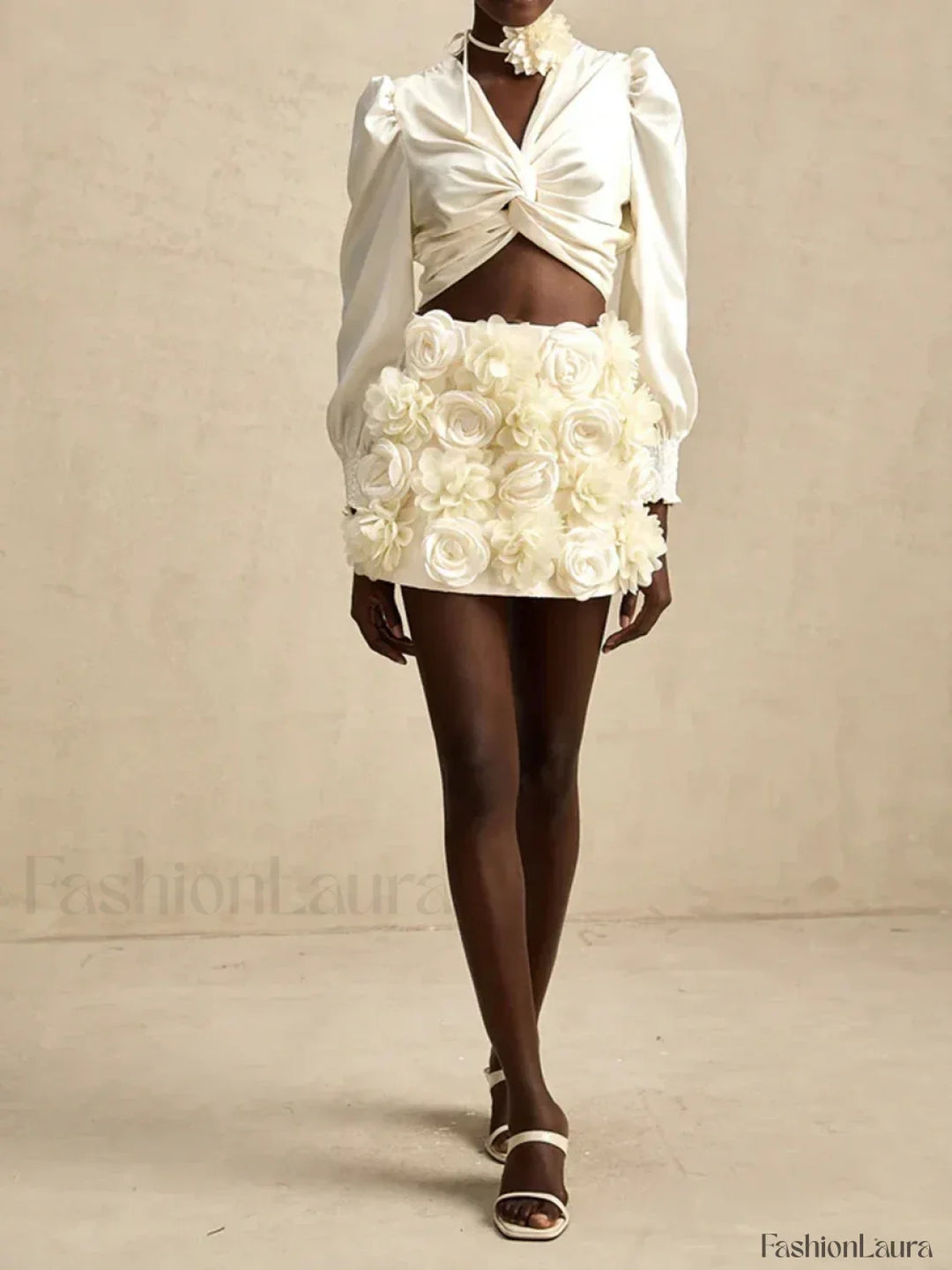 Emily & Isabella Brooks | Spliced Appliques Skirt