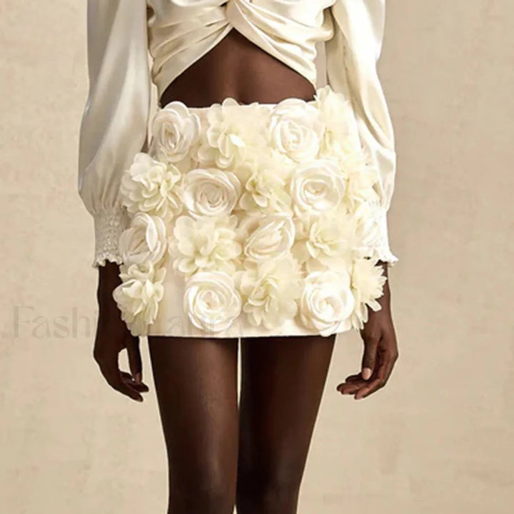 Emily & Isabella Brooks | Spliced Appliques Skirt