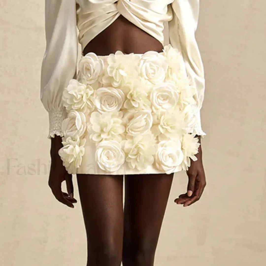 Emily & Isabella Brooks | Spliced Appliques Skirt