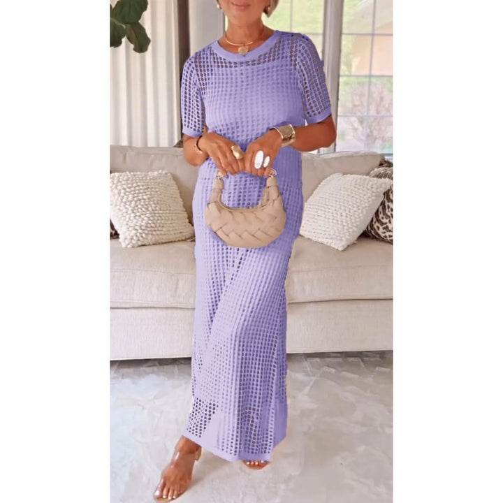 Emily & Isabella Brooks | Cut-Out Long Maxi Dress with Inner Dress