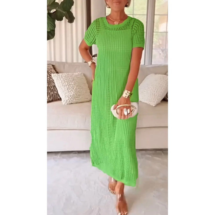 Emily & Isabella Brooks | Cut-Out Long Maxi Dress with Inner Dress