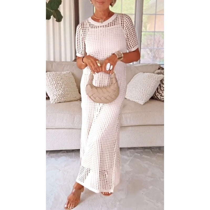 Emily & Isabella Brooks | Cut-Out Long Maxi Dress with Inner Dress