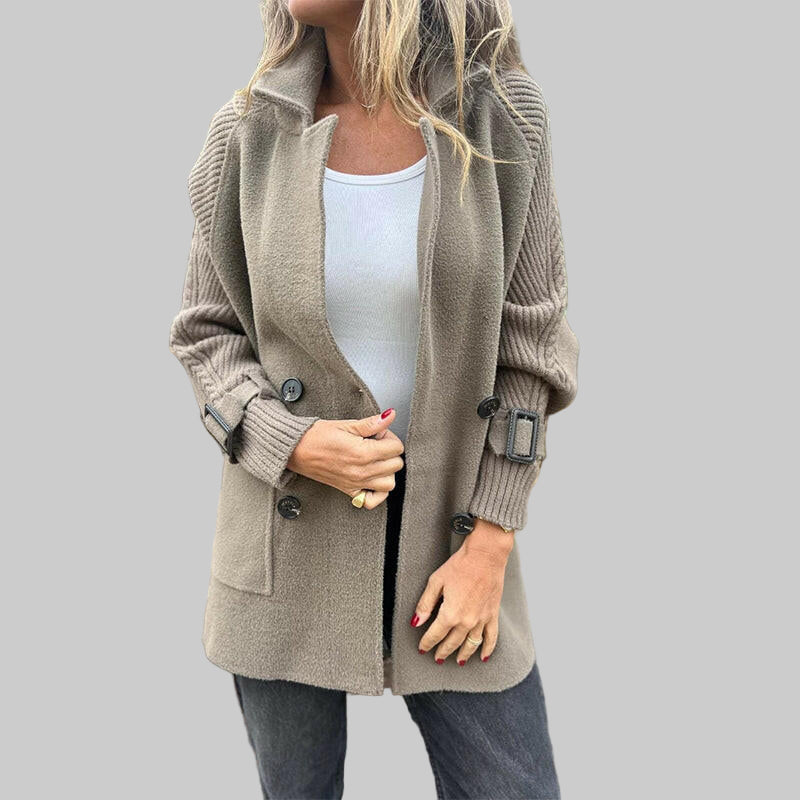 Emily & Isabella Brooks | Mid-Length Double-Breasted Coat