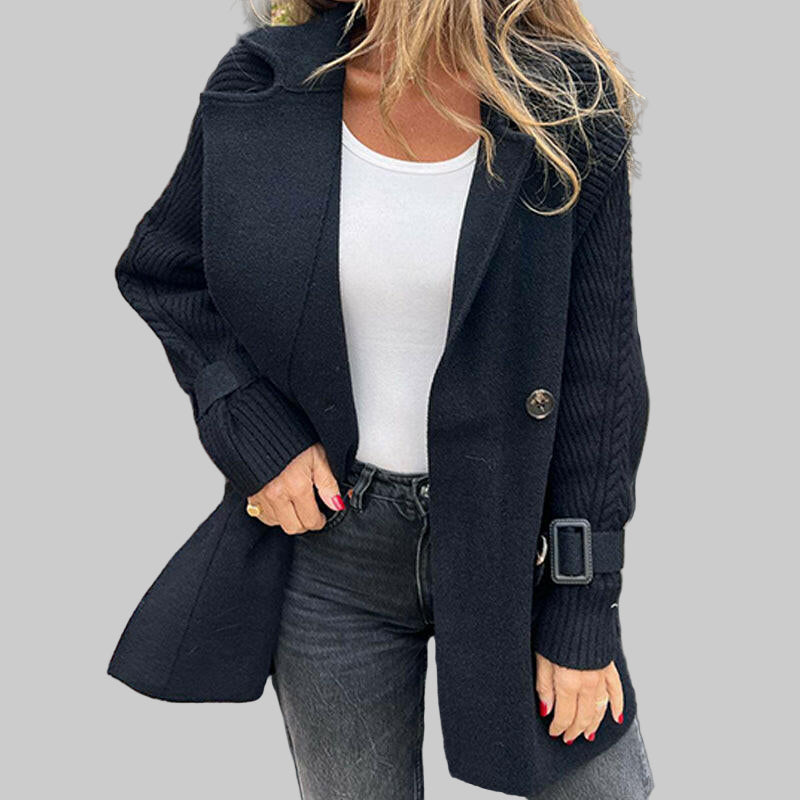Emily & Isabella Brooks | Mid-Length Double-Breasted Coat