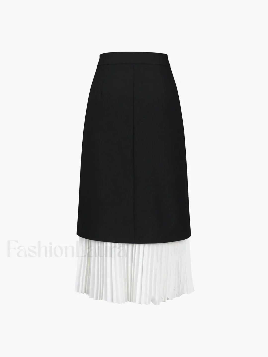 Emily & Isabella Brooks | Two Tone Pleated Long Skirt
