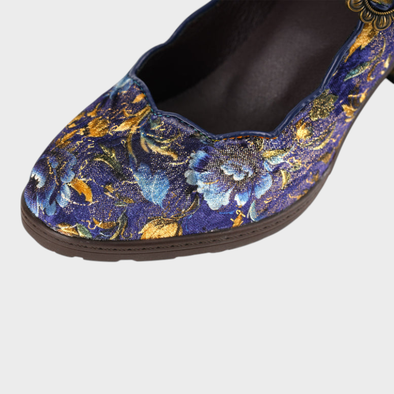 Emily & Isabella Brooks | Retro Handmade Embroidered Heels