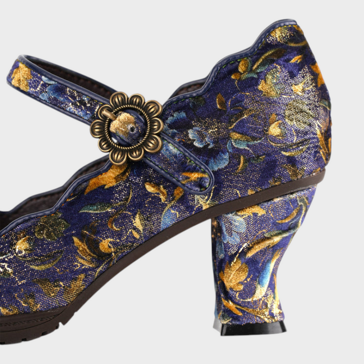 Emily & Isabella Brooks | Retro Handmade Embroidered Heels