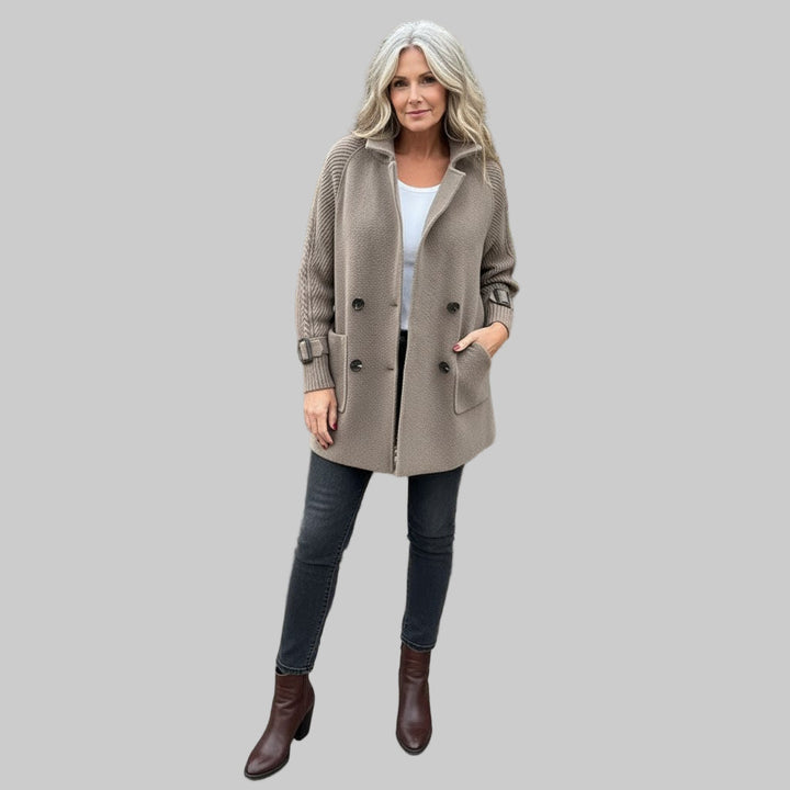Emily & Isabella Brooks | Mid-Length Double-Breasted Coat