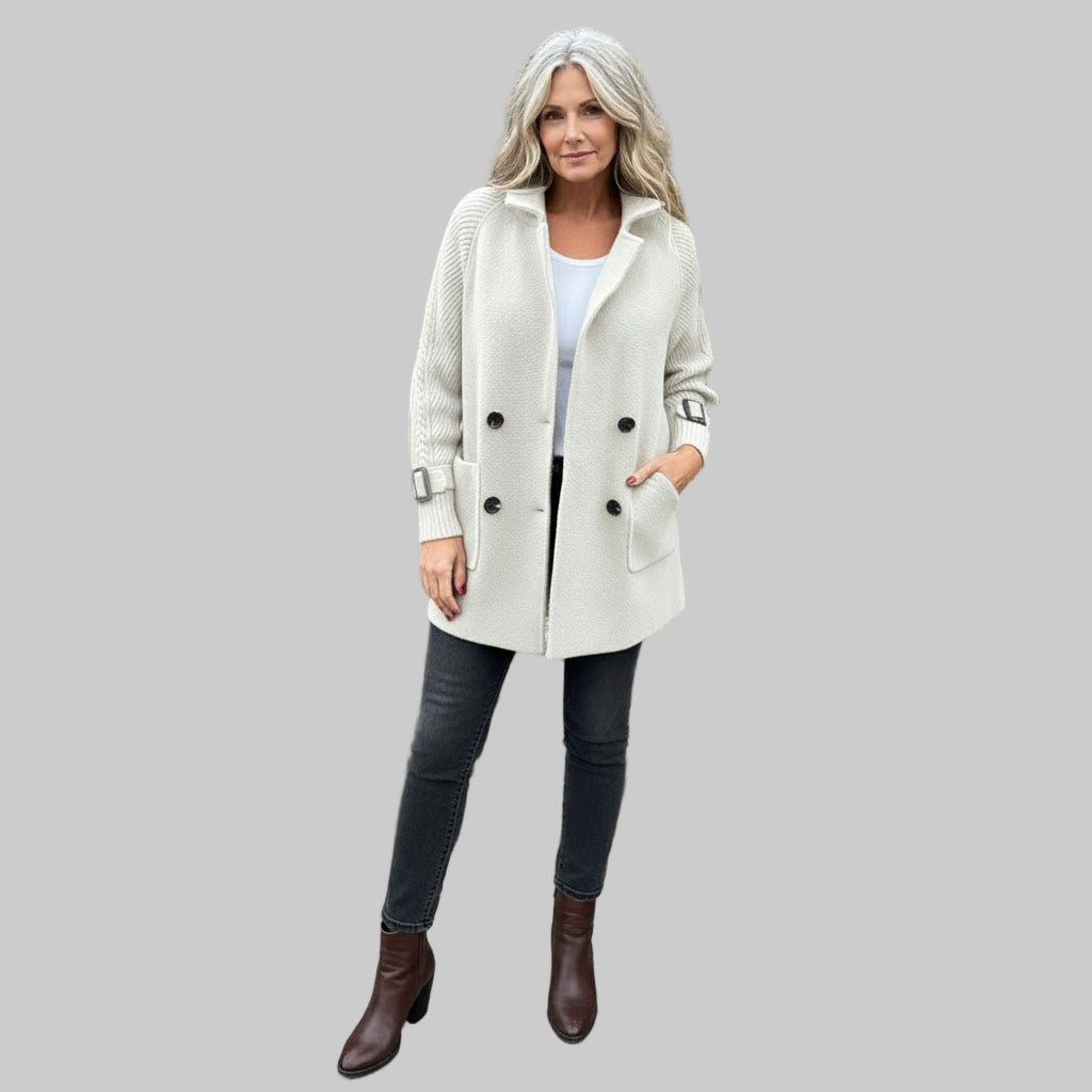 Emily & Isabella Brooks | Mid-Length Double-Breasted Coat