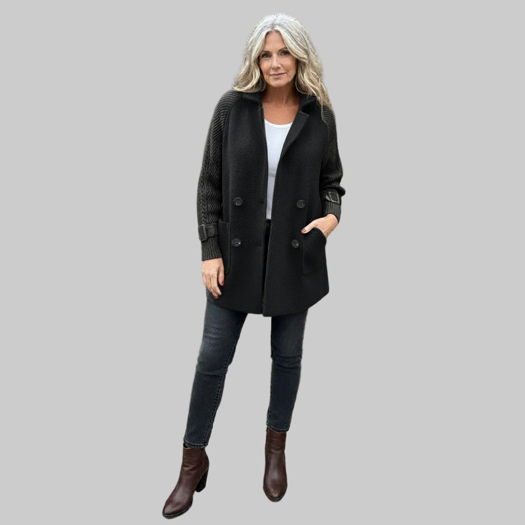 Emily & Isabella Brooks | Mid-Length Double-Breasted Coat