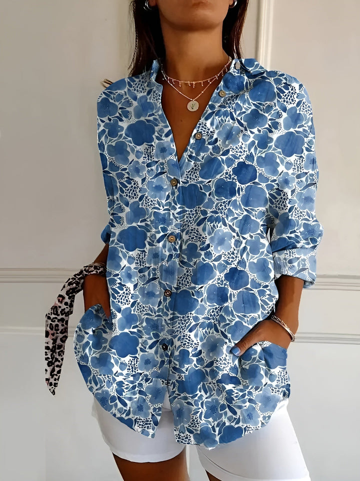 Emily & Isabella Brooks | Floral Summer Blouse