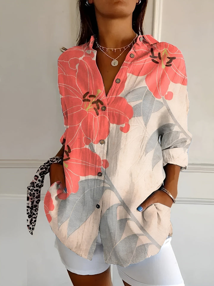 Emily & Isabella Brooks | Floral Summer Blouse