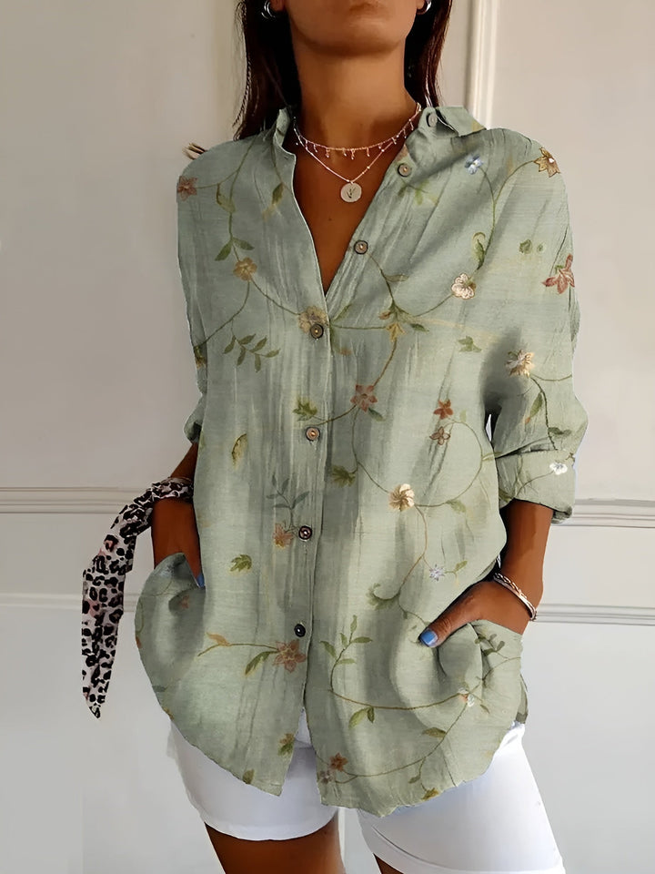 Emily & Isabella Brooks | Floral Summer Blouse