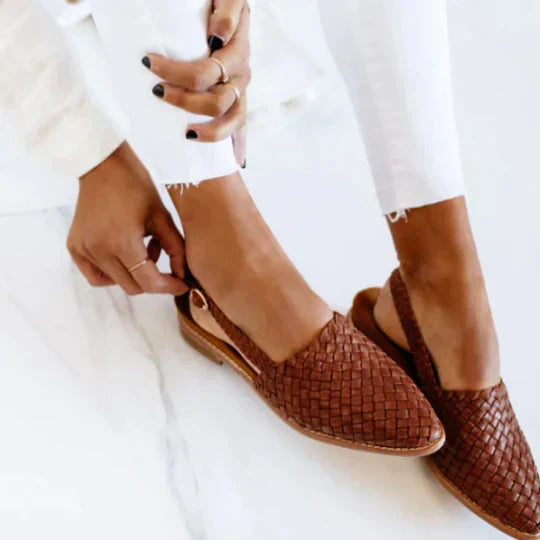 Emily & Isabella Brooks | Artisan Crafted Flat Sandals