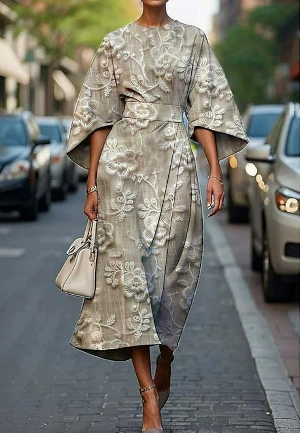 Emily & Isabella Brooks | Floral Midi Dress